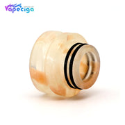 Orange YUHETEC Luminous Resin 810 Drip Tip Bottom Details
