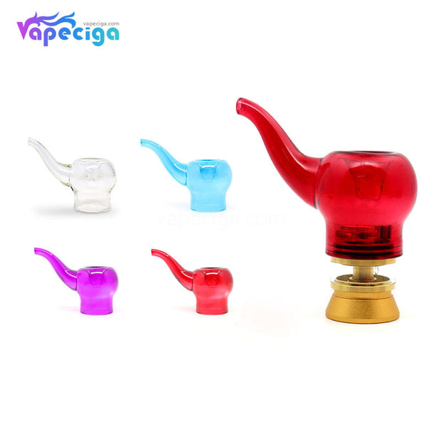 YUHETEC Pipe-typed Replacement Glass Tank Tube for Oumier Wasp RDA / Wasp Nano RDTA Display