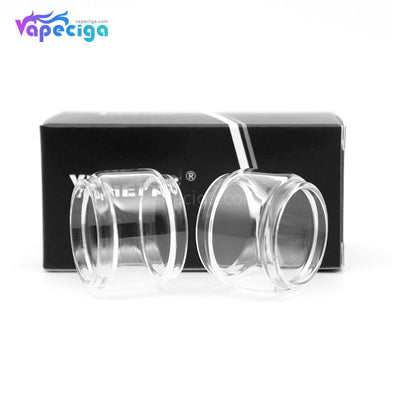 YUHETEC Replacement Glass Bubble Tank Tube for OBS Crius 2 RTA with Single Coil 2PCs