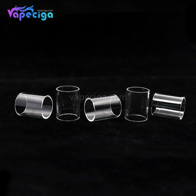 YUHETEC Replacement Glass Tank Tube Clear for Justfog Q16 PRO 5PCs