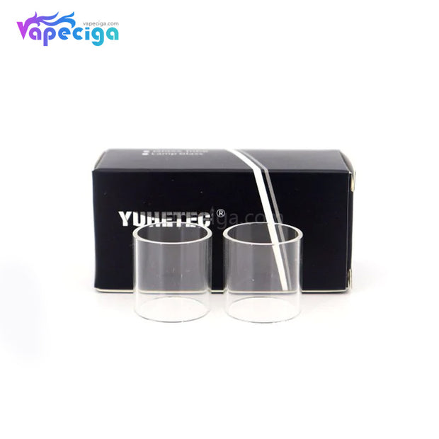 YUHETEC Replacement Straight Tank Tube for Smok TFV8 Big Baby RBA 2PCs