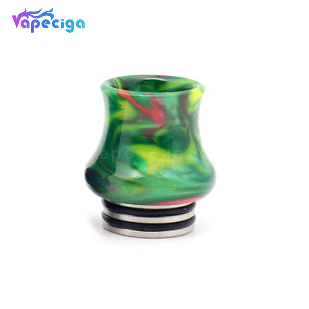 YUHETEC Resin + Stainless Steel 810 Drip Tip Green