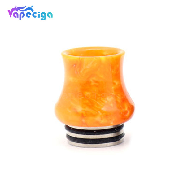 YUHETEC Resin + Stainless Steel 810 Drip Tip Oriange