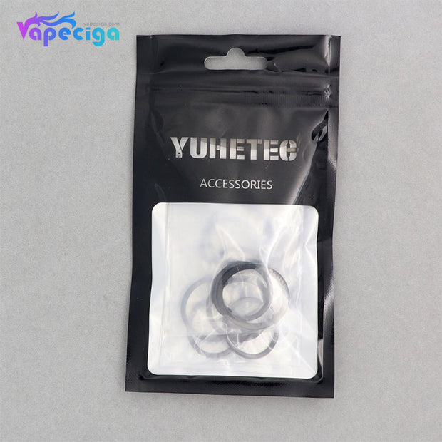 Black YUHETEC Sealing Ring Bag for Smok Stick V9 Max vape pen Kit Package