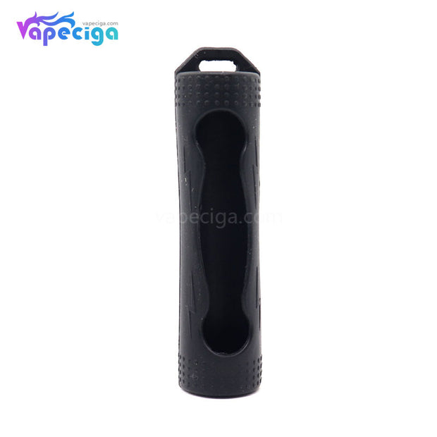 YUHETEC Silicone Protective Case Black for Single 18650 Battery