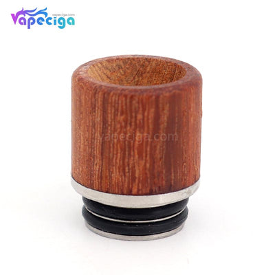 Brown YUHETEC Wood + Stainless Steel 810 Drip Tip