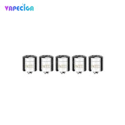 Silver Yocan Loaded Replacement Quartz Dual Coil 0.75ohm 5PCs
