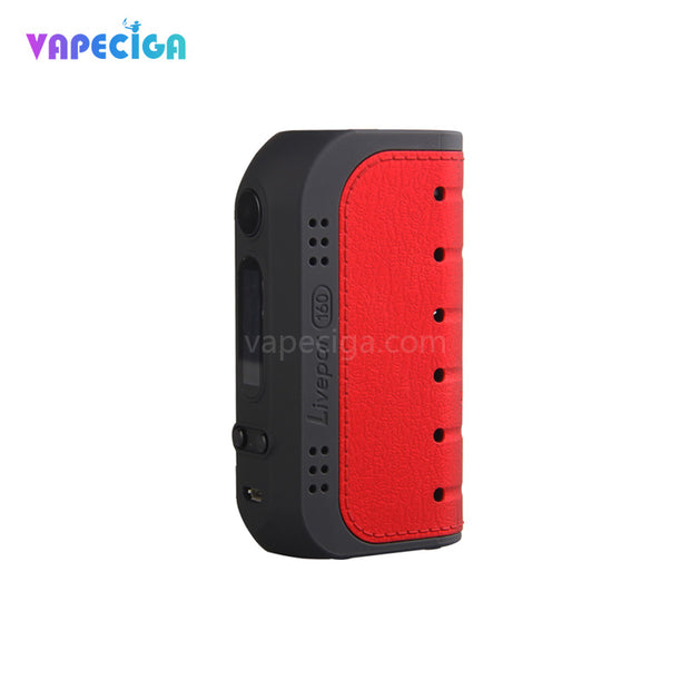 Black + Shine Red Yosta Livepor TC Box Mod 160W