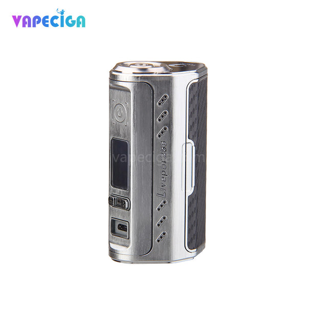 Sliver + Carbon Fiber Grain Yosta Livepor TC Box Mod 256W