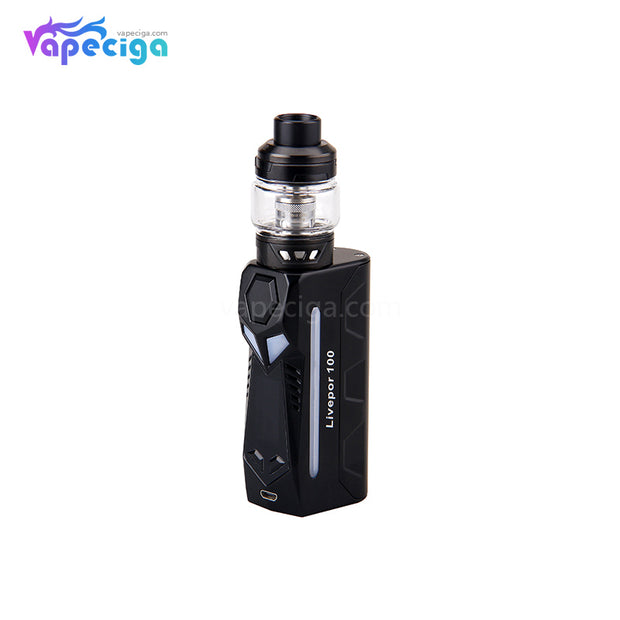 Black Yosta Livepor TC Box Mod Kit 100W