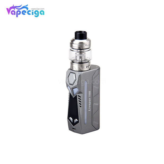 Light Gray Yosta Livepor TC Box Mod Kit 100W