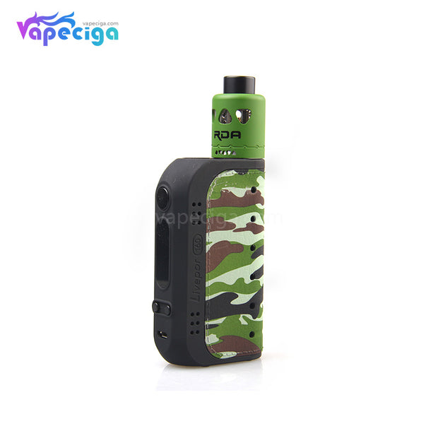 Black + Camouflage Yosta Livepor TC Box Mod Kit with RDA 160W