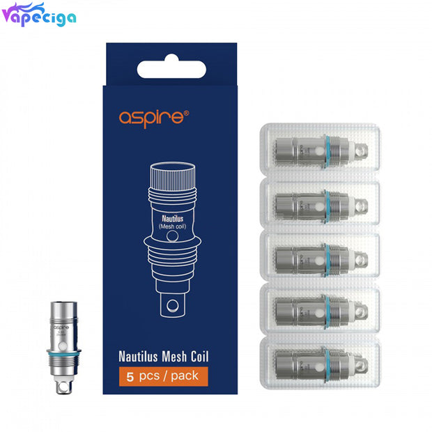 Aspire Nautilus Mesh Coil for Nautilus/ Aspire BOXX Kit 5pcs