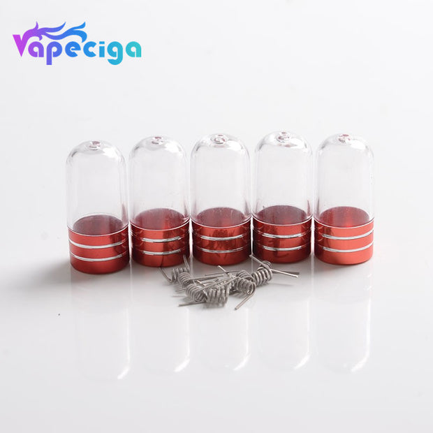 ThunderHead Creations THC Tauren MTL RTA Replacement Ni80 MTL Fused Clapton Coil 0.6ohm 10 pcs