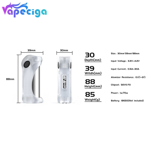 ULTRONER Alieno 70W TC BOX MOD