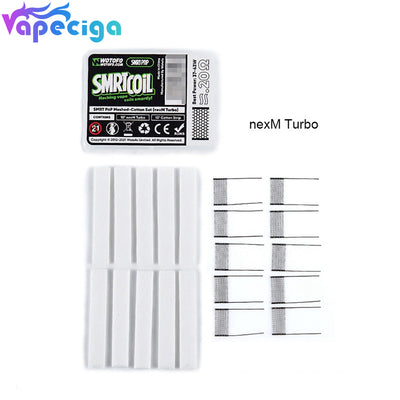 Wotofo SMRT Replacement PnP nexMESH Turbo Mesh+Cotton Strip 50pcs