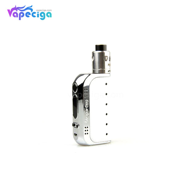 Chrome + White Yosta Livepor TC Box Mod Kit with RDA 160W