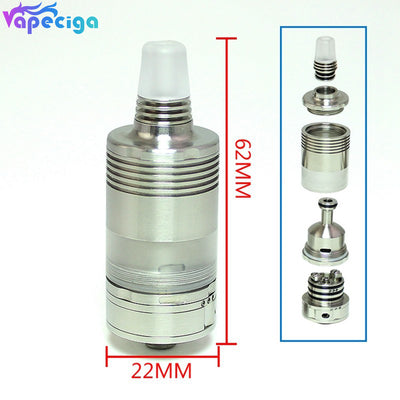 SXK BY-kA V.9 V9 MTL RTA Rebuildable Atomizer 3ml 22mm 5pcs