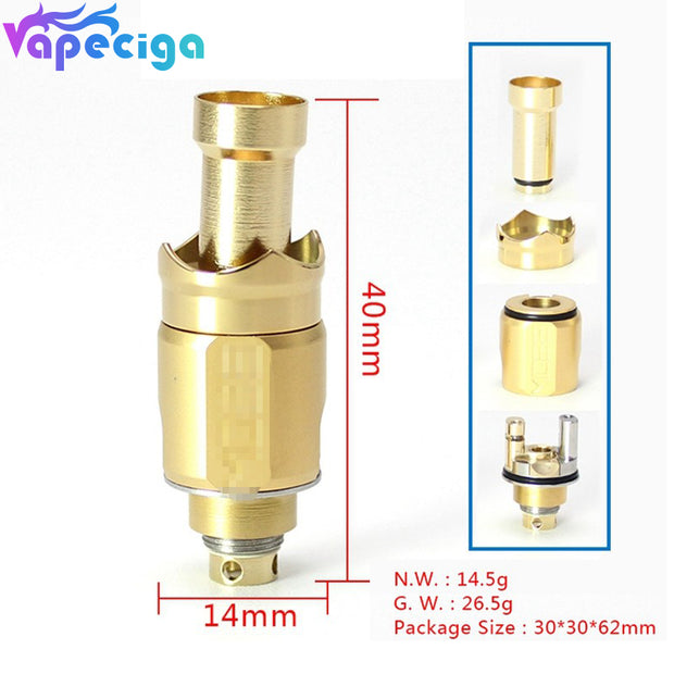 SXK MOBB Mini RBA for Billet/BB/Supbox/Bantam Revision/3.5mm Air Pin 316SS